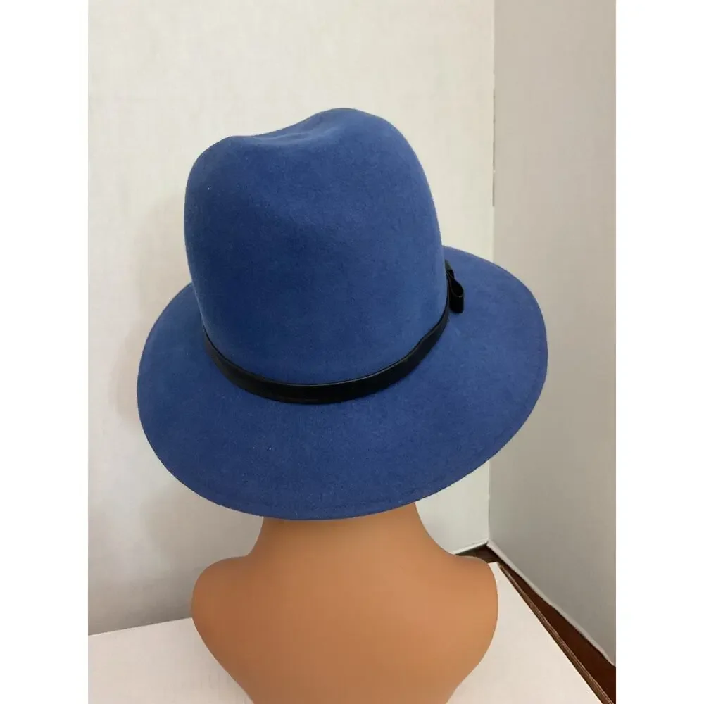 Geo. W. Bollman & Co. - Excello - All Wool Vintage Fedora - Bloomingdale’s- Blue - Picture 3 of 12